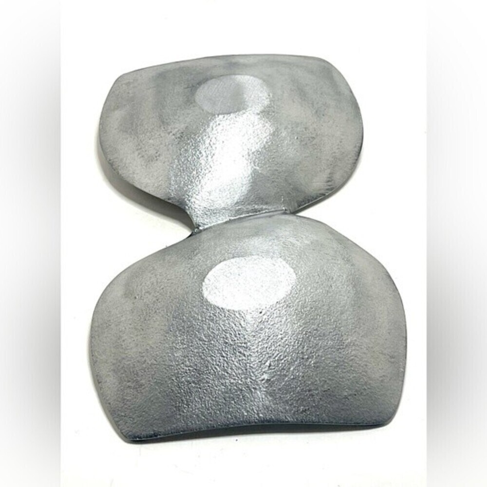 Ihi India Polished Aluminum Double Serving Bowl. - Picture 4 of 5